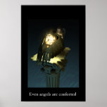 Angel recieving confort posters