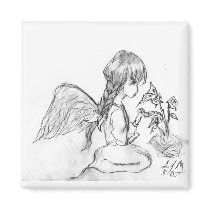 angel rosie magnets by Ashlum angel rosie magnets
