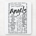 Angel Saying's mousepads by darshe40 Angel Saying's mousepads