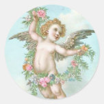 Angel Seals Round Sticker