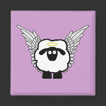Angel Sheep Magnet magnets