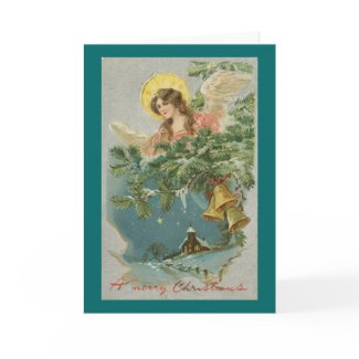 vintage Angel Christmas Card