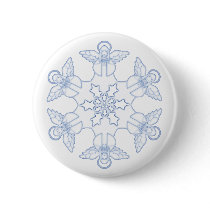 Angel Snowflake buttons