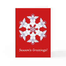 Angel Snowflake cards by MarianBuchanan Angel Snowflake cards