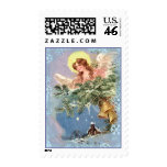ANGEL & SNOWFLAKES by SHARON SHARPE postage