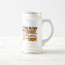 Angel Son-In-Law Leukemia Mugs
