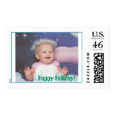 Angel Squishy, Happy Holiday! Stamp by mummasue