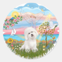 Angel Star - Bichon Frise Sticker