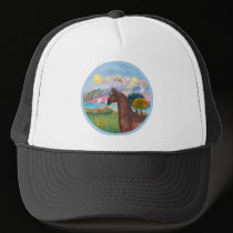 Angel Star- Brown Arabian Horse hats by heartsonggallery Angel Star- Brown Arabian Horse hats
