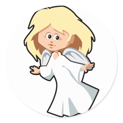 Angel zazzle_sticker