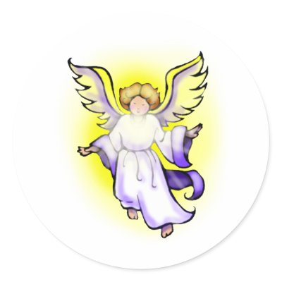Angel stickers
