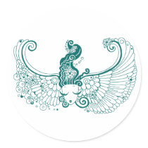Angel Sticker by Noir_et_Blanc Angel Sticker