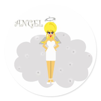Angel Stickers by Derora