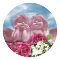 Angel Stickers by claricardoza Angel Stickers