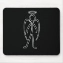 Angel - Stickman Mousepad by seonaidh Angel - Stickman Mousepad
