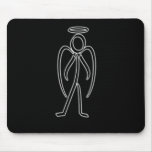 Angel - Stickman Mousepad