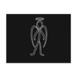 Angel - Stickman Postcard