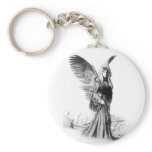 angel tattoo key chains