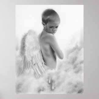 Angel Tears Poster print