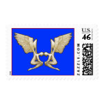 Angel Twins Postage Stamp