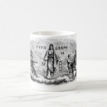 angel "typographia" mugs mugs