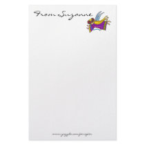Angel Ukrainian Folk Art stationery
