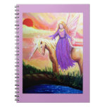 Angel & Unicorn Notebook - By Susan Rodio Art
