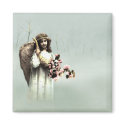 Angel Vintage magnets by franticattic Angel Vintage magnets