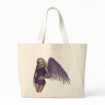 Angel Violet Charms Bag