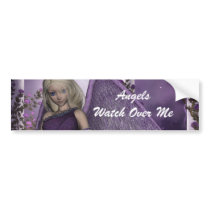 Angel Violet Charms Bumper Sticker bumper stickers