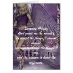 Angel Violet Charms Card