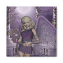 Angel Violet Charms Magnet by FairytaleDesigns Angel Violet Charms Magnet