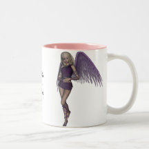 Angel Violet Charms Mug