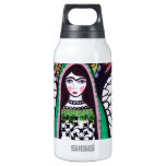 Angel Virgin of Guadalupe Art by Heather Galler Insulated Water Bottle
