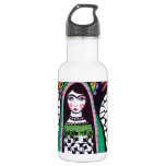 Angel Virgin of Guadalupe Art by Heather Galler Stainless Steel Water Bottle