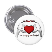Angel Volunteers Button