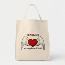 Angel Volunteers Tote Canvas Bag