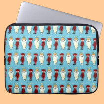 Angel Vs. Devil Pattern laptop sleeves