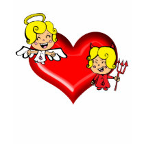 angel vs devil t-shirts by RoxyDesigns angel vs devil t-shirts