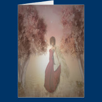 Angel walking on water cards