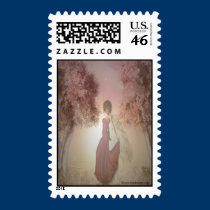 Angel walking on water Stamp stamps