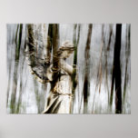 Angel Walks Through Winter Poster posters