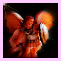 Angel Warrior Poster posters by Angels_Love_Gifts Angel Warrior Poster posters