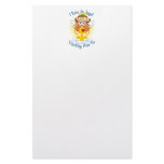 Angel Watching Over Me Firefighter Custom Stationery
