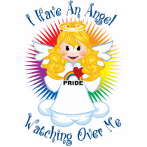 Angel Watching Over Me LGBTQ Acrylic Cut Out
