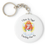 Angel Watching Over Me Ohio Key Chain