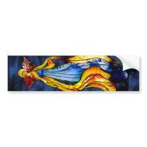 Angel Window Sticker bumper stickers