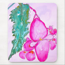 Angel Wing Begonia mousepads