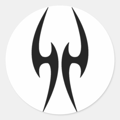 Angel Wing Classic Round Sticker | Zazzle