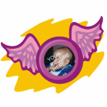 Angel wing frame for girls photo sculptures